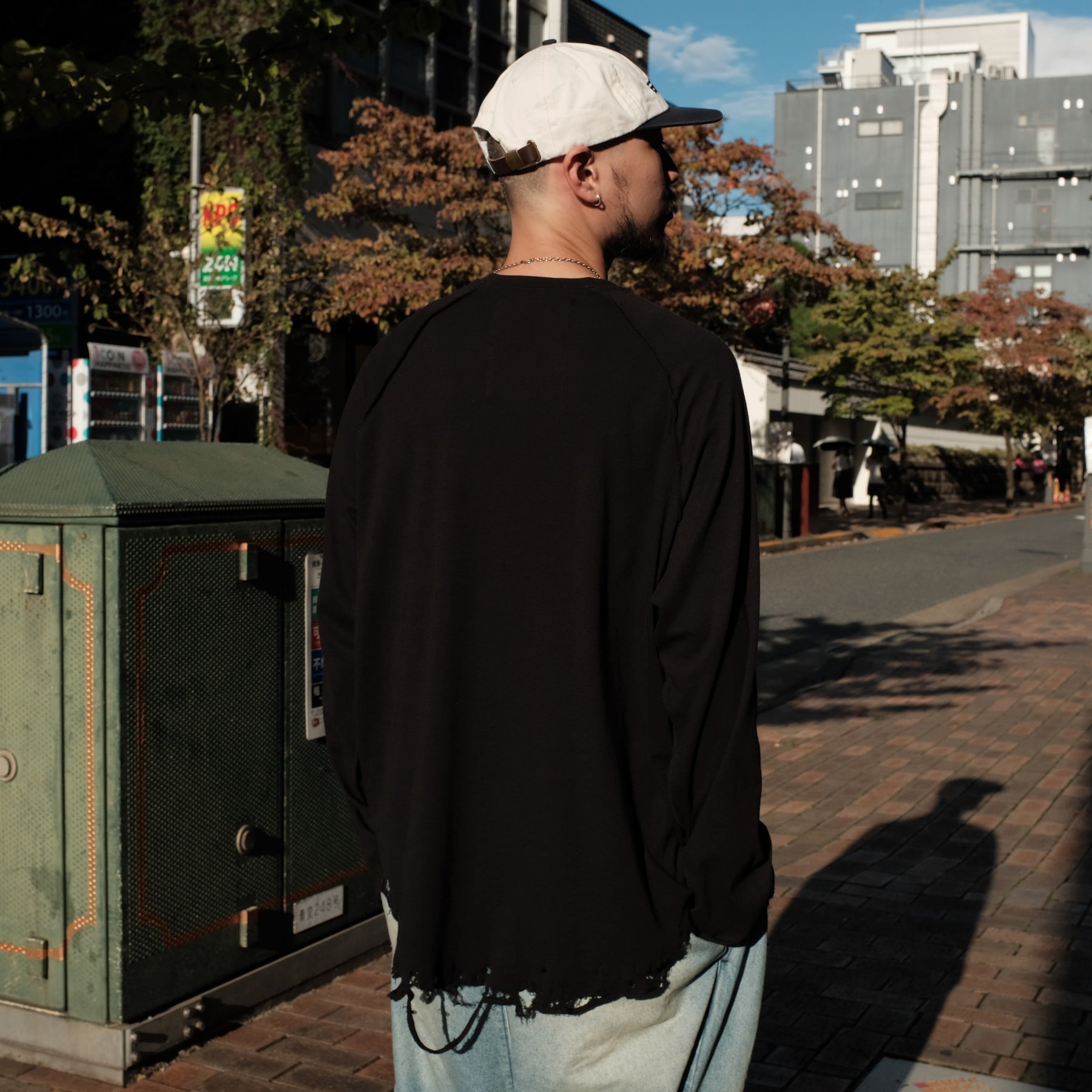 TEPPEI FURUYAMA / CREW NECK CRASH CS feat NKGW BLACK