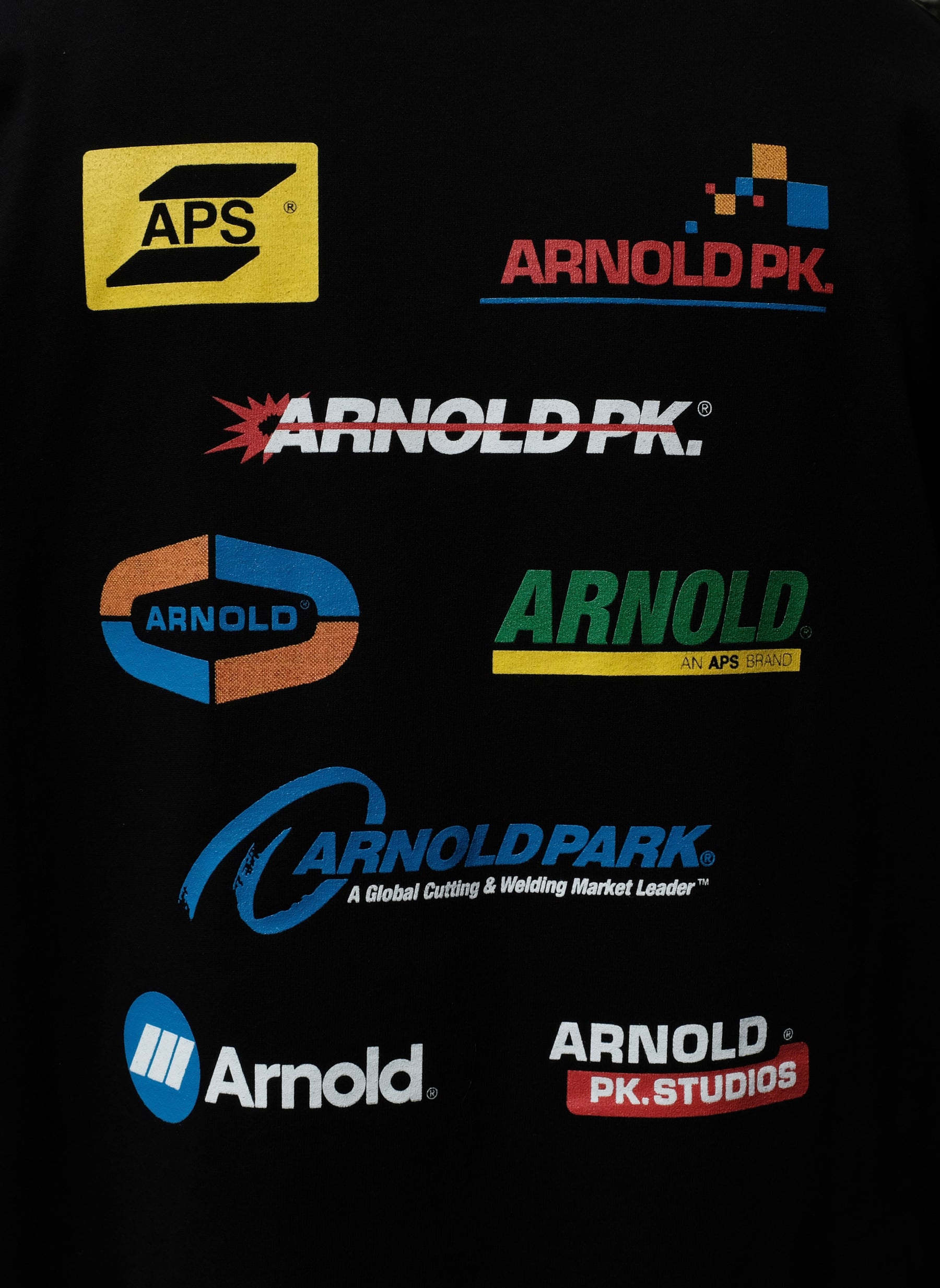 ARNOLD PARK STUDIOS / WELDING MULTI LOGO SS T BLACK