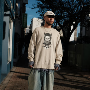 <span style="color: #f50b0b;">Last One</span> TEPPEI FURUYAMA / CREW NECK CRASH CS feat NKGW GREY