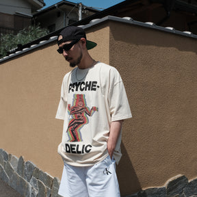 CRTFD / PSYCHE-DELIC TEE NATURAL