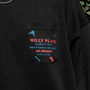 WILLY CHAVARRIA / WILLY BARBERSHOP POCKET T WILLY BLACK