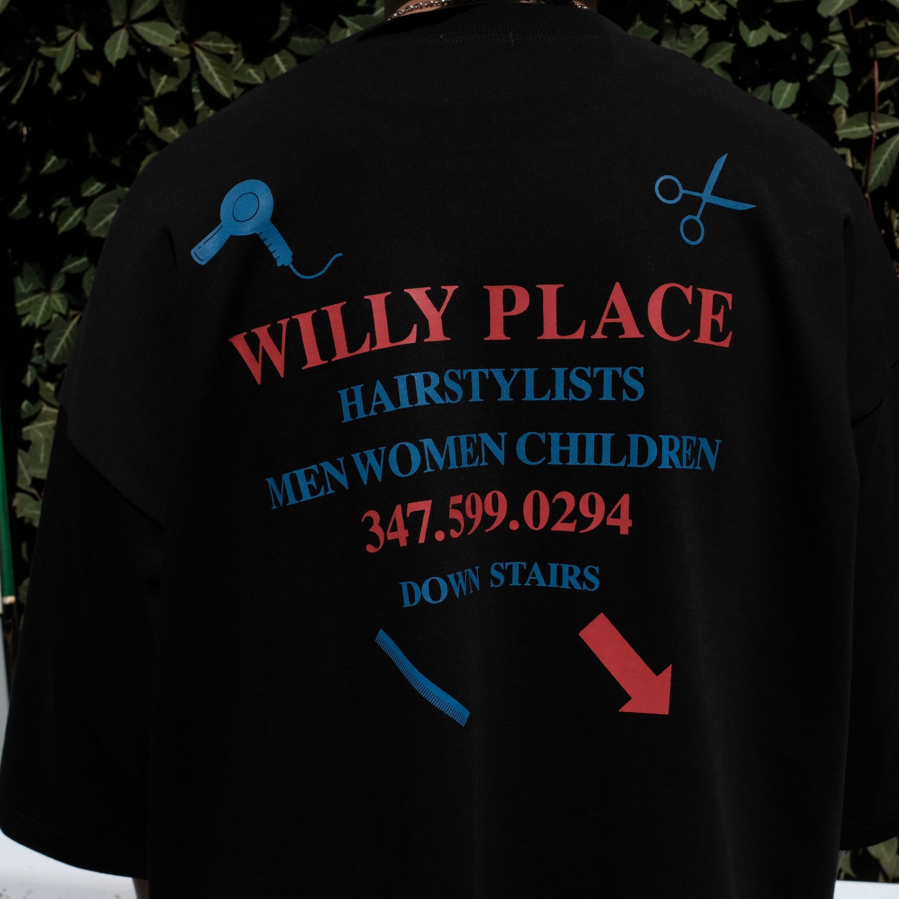 WILLY CHAVARRIA / WILLY BARBERSHOP POCKET T WILLY BLACK