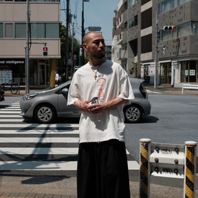TEPPEI FURUYAMA / HALF SLEEVE T-SHIRT BRO ORANGE