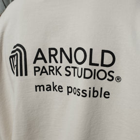 ARNOLD PARK STUDIOS / SEMICONDUCTOR MULTI LOGO CREW ANTIQUE WHITE