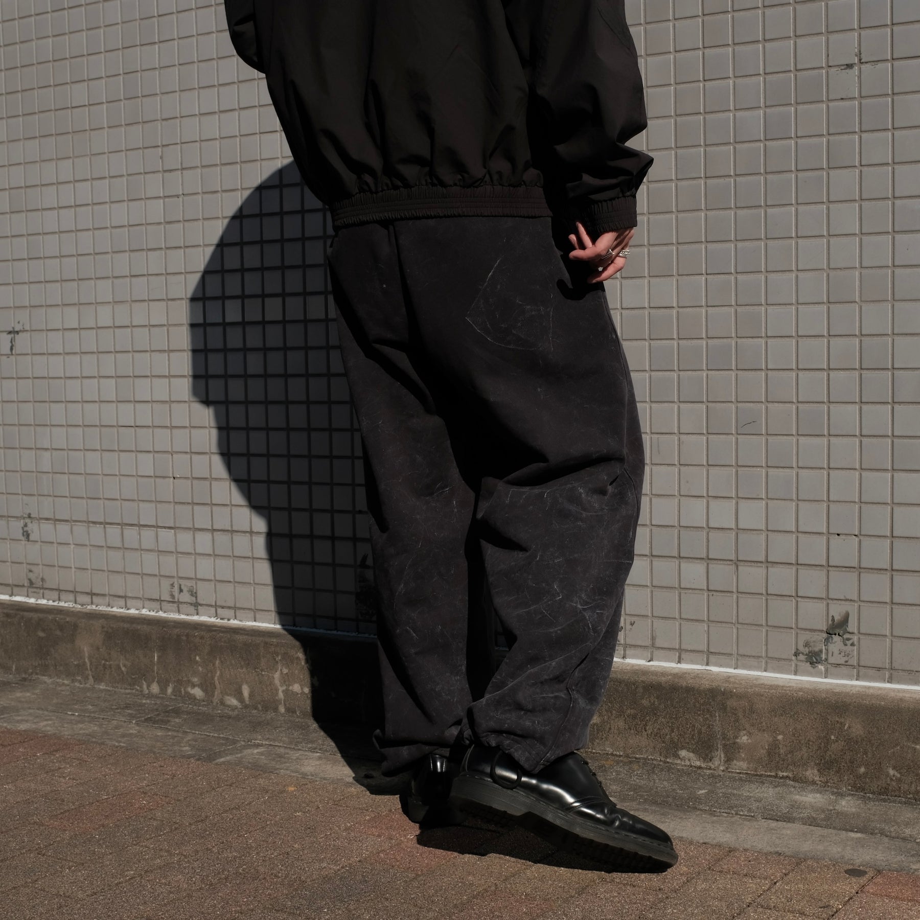 WILLY CHAVARRIA / NORTHSIDER JOGGER PANTS WASHED BLACK