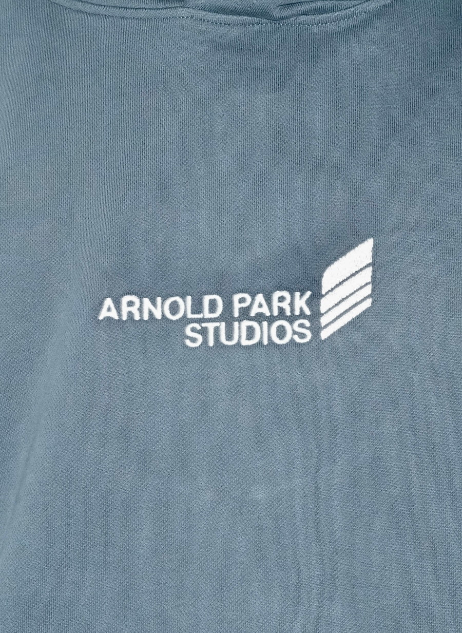 <span style="color: #f50b0b;">Last One</span> ARNOLD PARK STUDIOS / FOUNDATION LOGO HOODIE NAVY