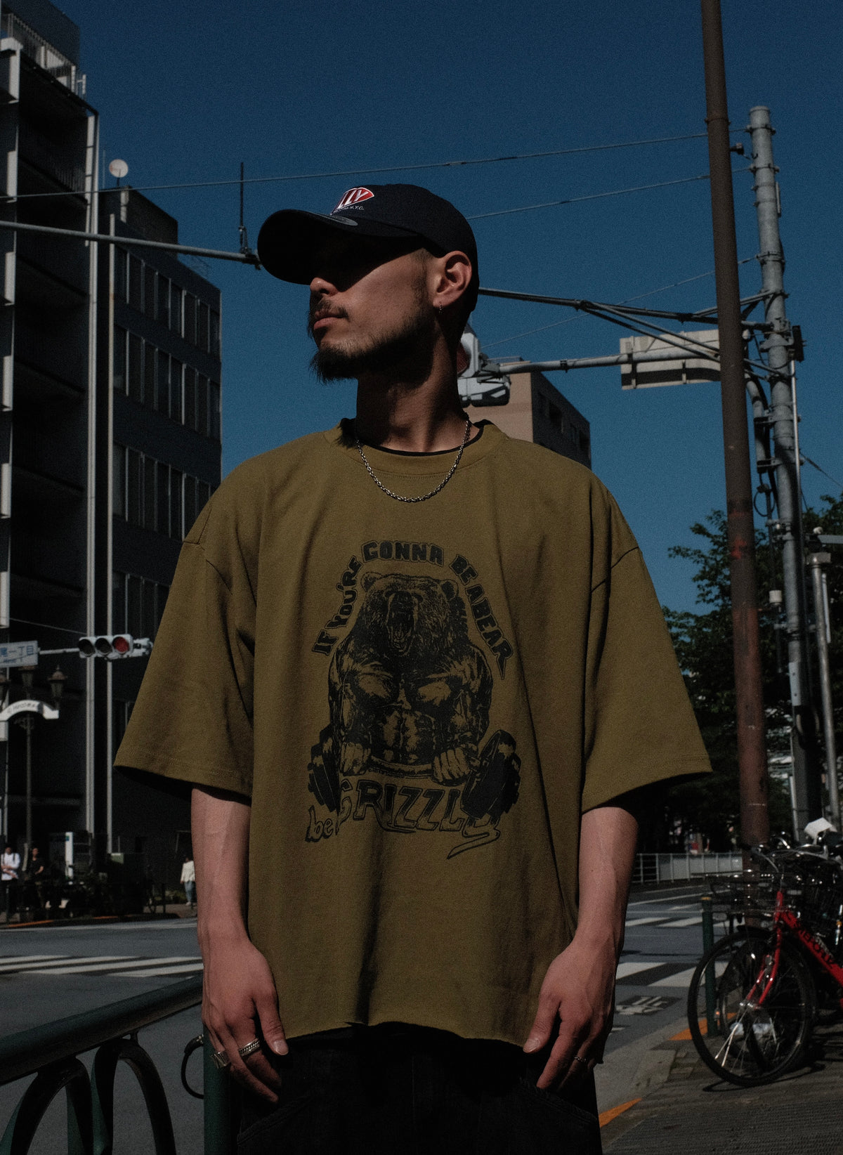 <span style="color: #f50b0b;">Last One</span> Y,IWO / Strong Cropped Tees Grizzly Army Green