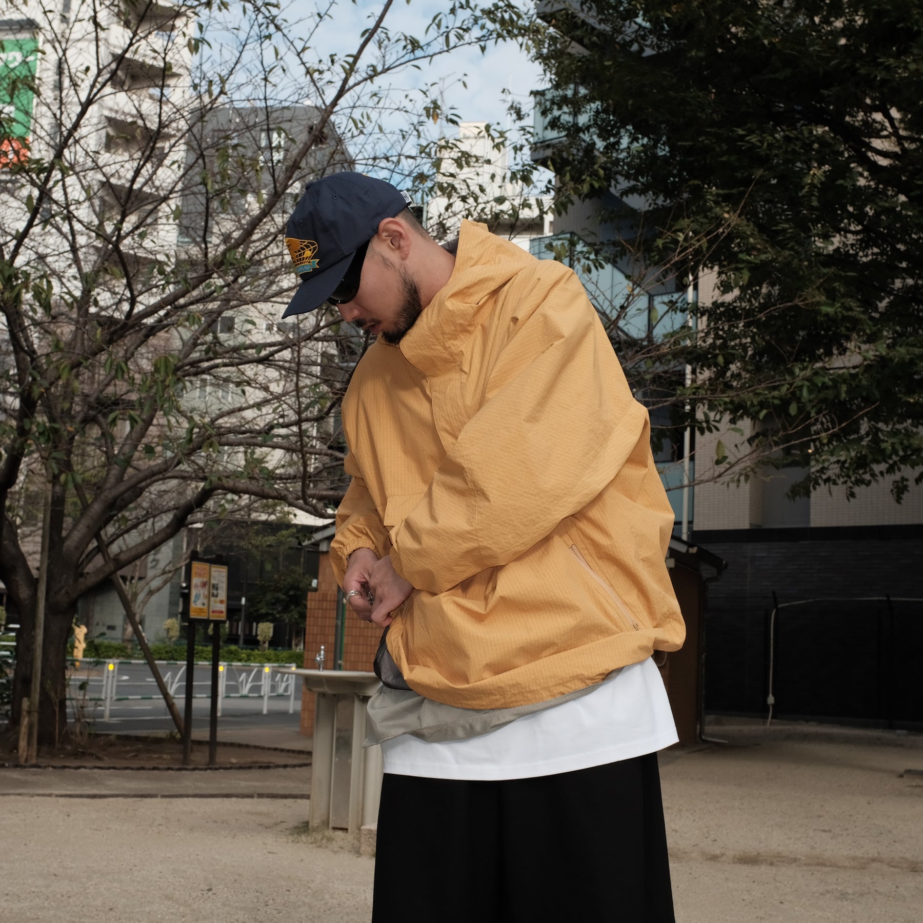 Acy / NYLON ANORAK V2 MUSTARD