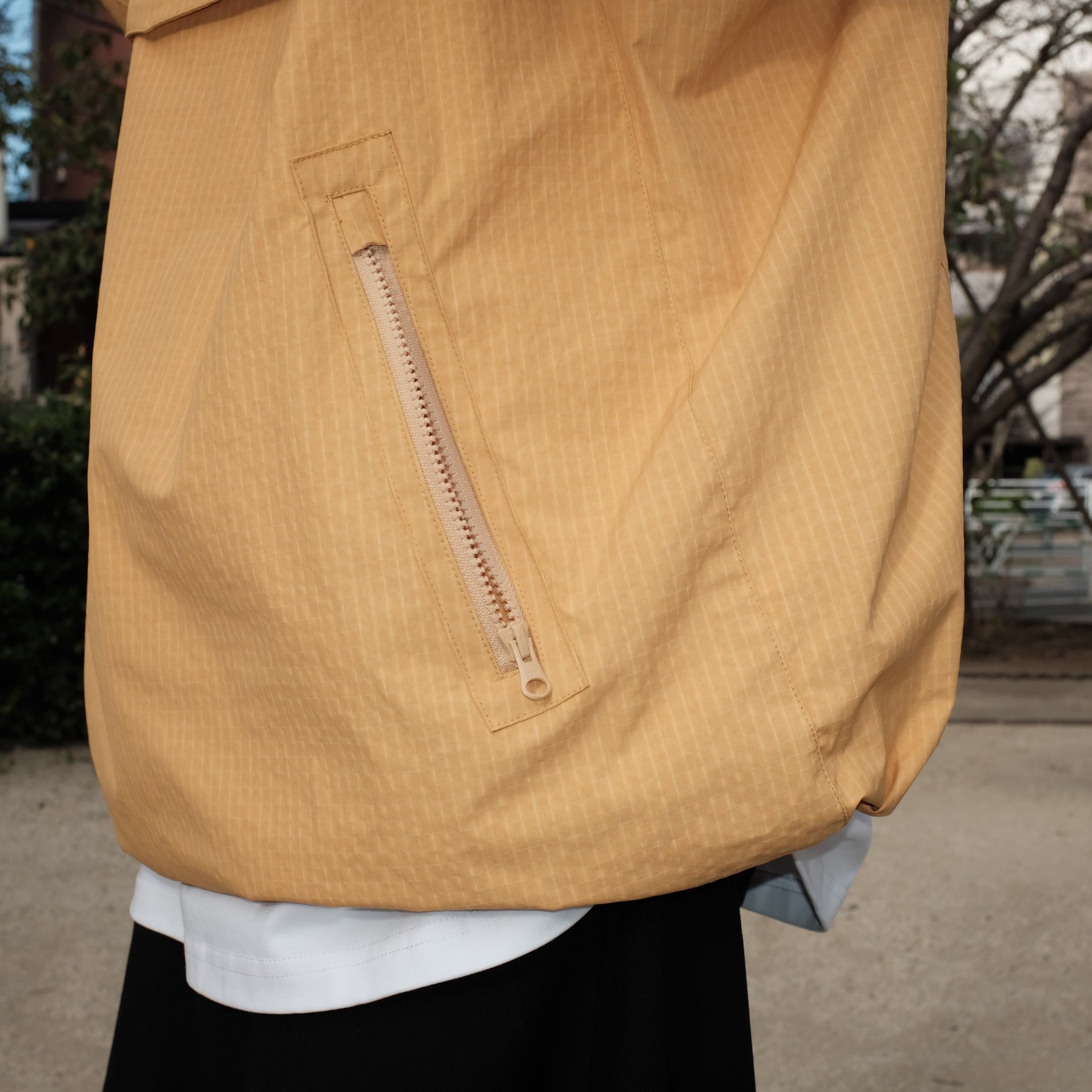 Acy / NYLON ANORAK V2 MUSTARD