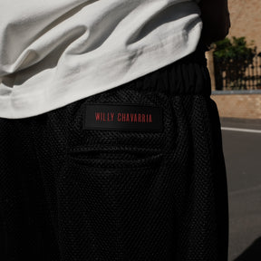 WILLY CHAVARRIA / MESH SHORT PANTS WILLY BLACK