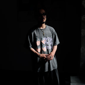 <span style="color: #ff2a00;">Last One</span> WESTFALL / FRESH MULTI BERRY T-SHIRT SS CHARCOAL