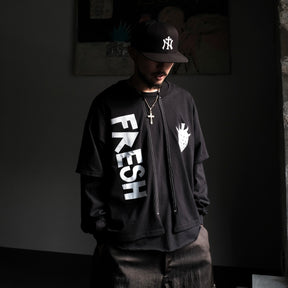 WESTFALL / WHATEVERWORKS DOUBLE SHIRT LS BLACK