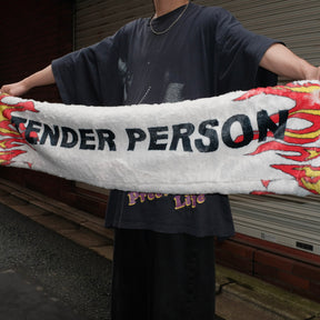 <span style="color: #f50b0b;">Last One</span> TENDER PERSON / FUR MUFFLER FIRE LOGO