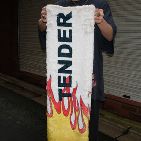 <span style="color: #f50b0b;">Last One</span> TENDER PERSON / FUR MUFFLER FIRE LOGO