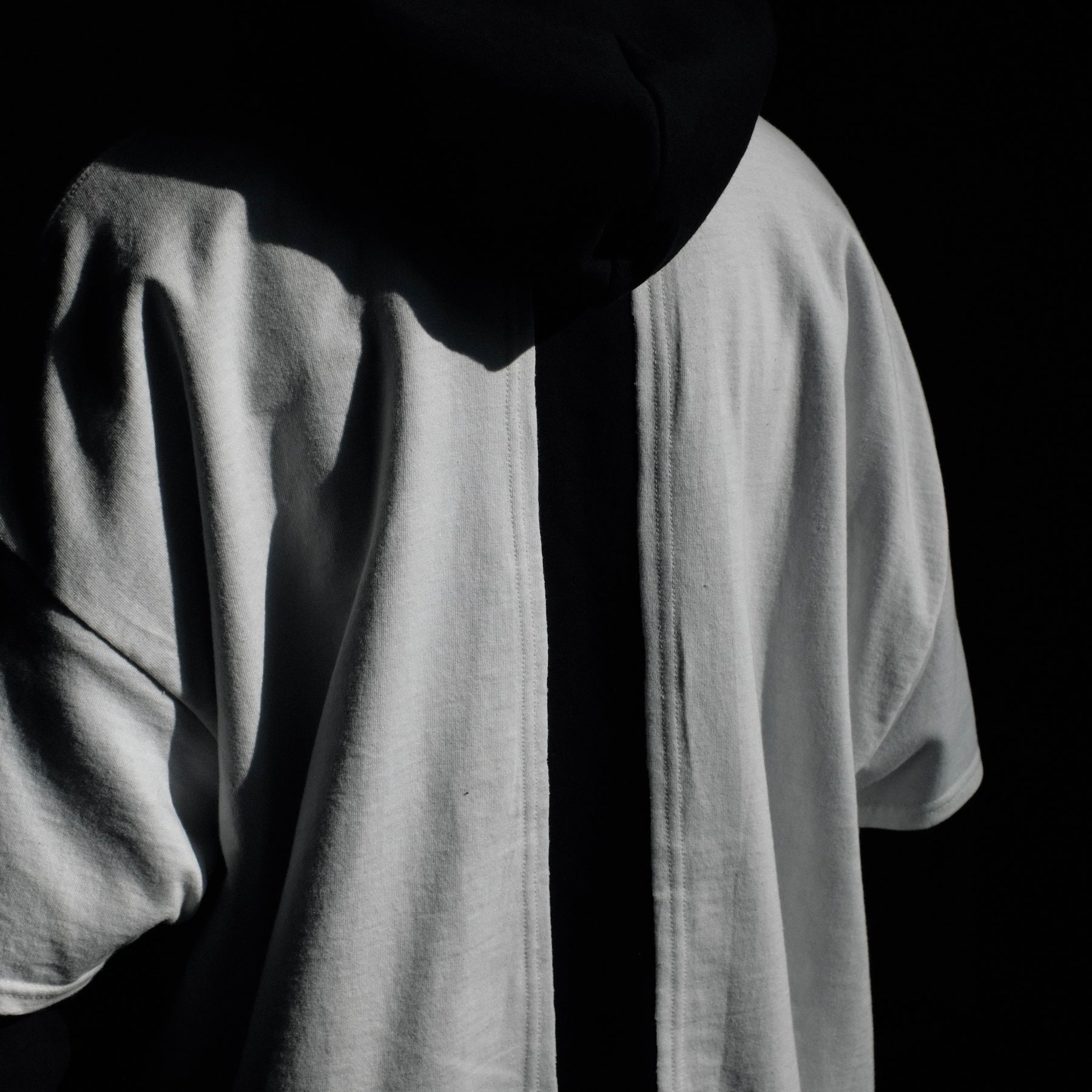<span style="color: #ff2a00;">Last One</span> WESTFALL / WHATEVERWORKS DOUBLE HOODIE LS BLACK WHITE
