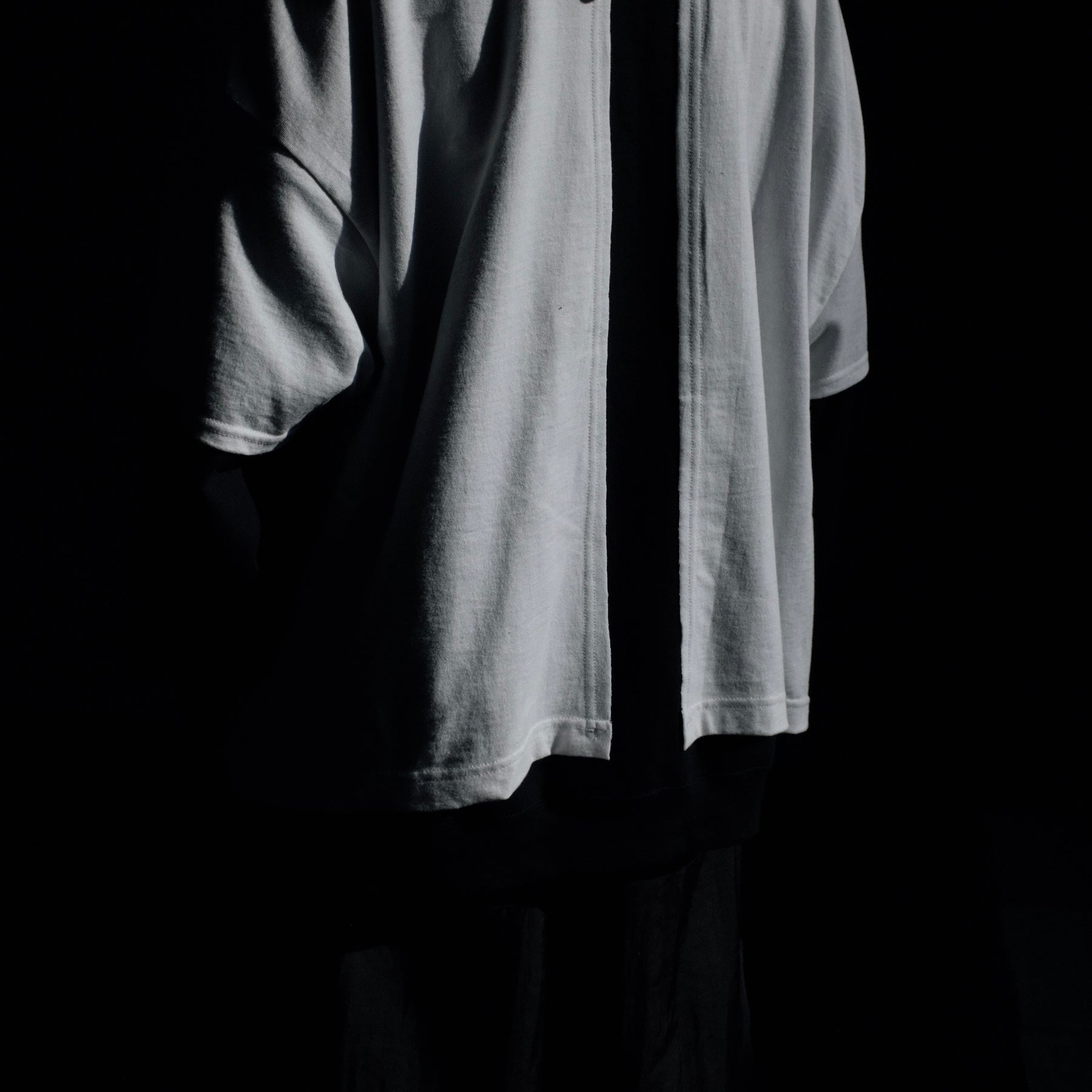<span style="color: #ff2a00;">Last One</span> WESTFALL / WHATEVERWORKS DOUBLE HOODIE LS BLACK WHITE