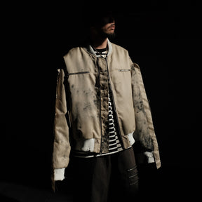 WESTFALL / MOHAWK SLEEVE BOMBER LS DIRTY WHITE