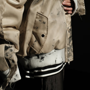 WESTFALL / MOHAWK SLEEVE BOMBER LS DIRTY WHITE