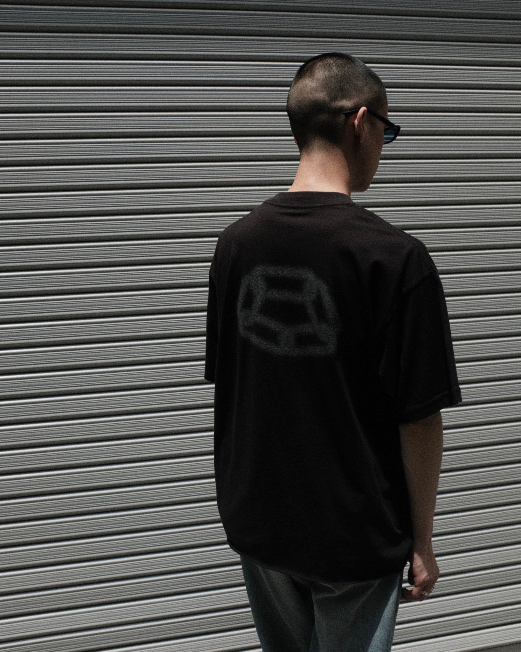 CCTB / CHAIN RAW EDGE T VINTAGE BLACK