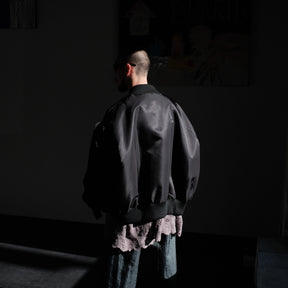 <span style="color: #ff2a00;">Last One</span> WESTFALL / MOHAWK SLEEVE BOMBER LS BLACK