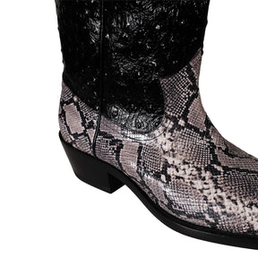 <span style="color: #f50b0b;">Last One</span> Martine Rose / COWBOY BOOT GREY-BLACK