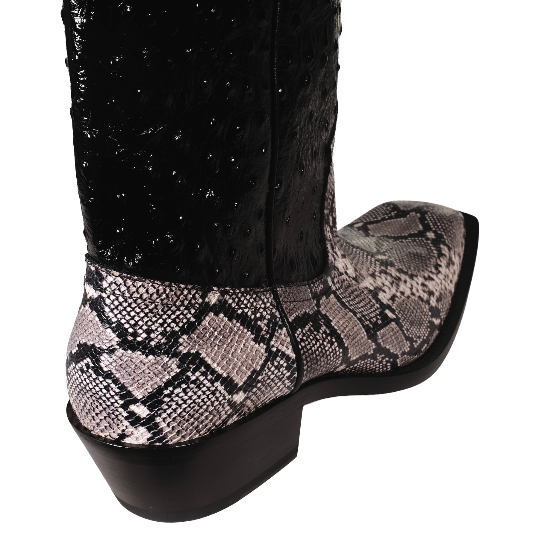 <span style="color: #f50b0b;">Last One</span> Martine Rose / COWBOY BOOT GREY-BLACK