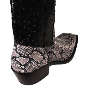 <span style="color: #f50b0b;">Last One</span> Martine Rose / COWBOY BOOT GREY-BLACK