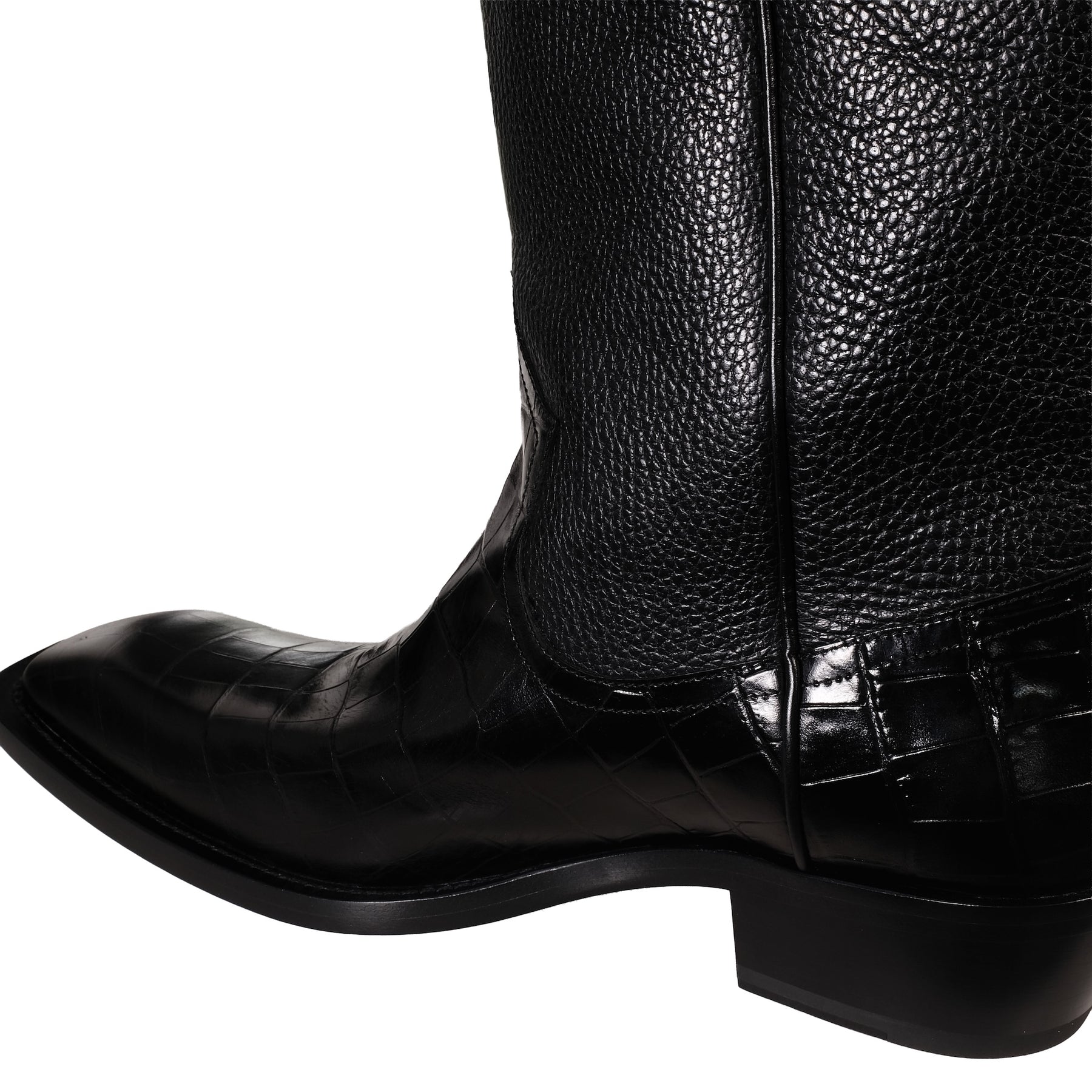<span style="color: #f50b0b;">Last One</span> Martine Rose / COWBOY BOOT BLACK