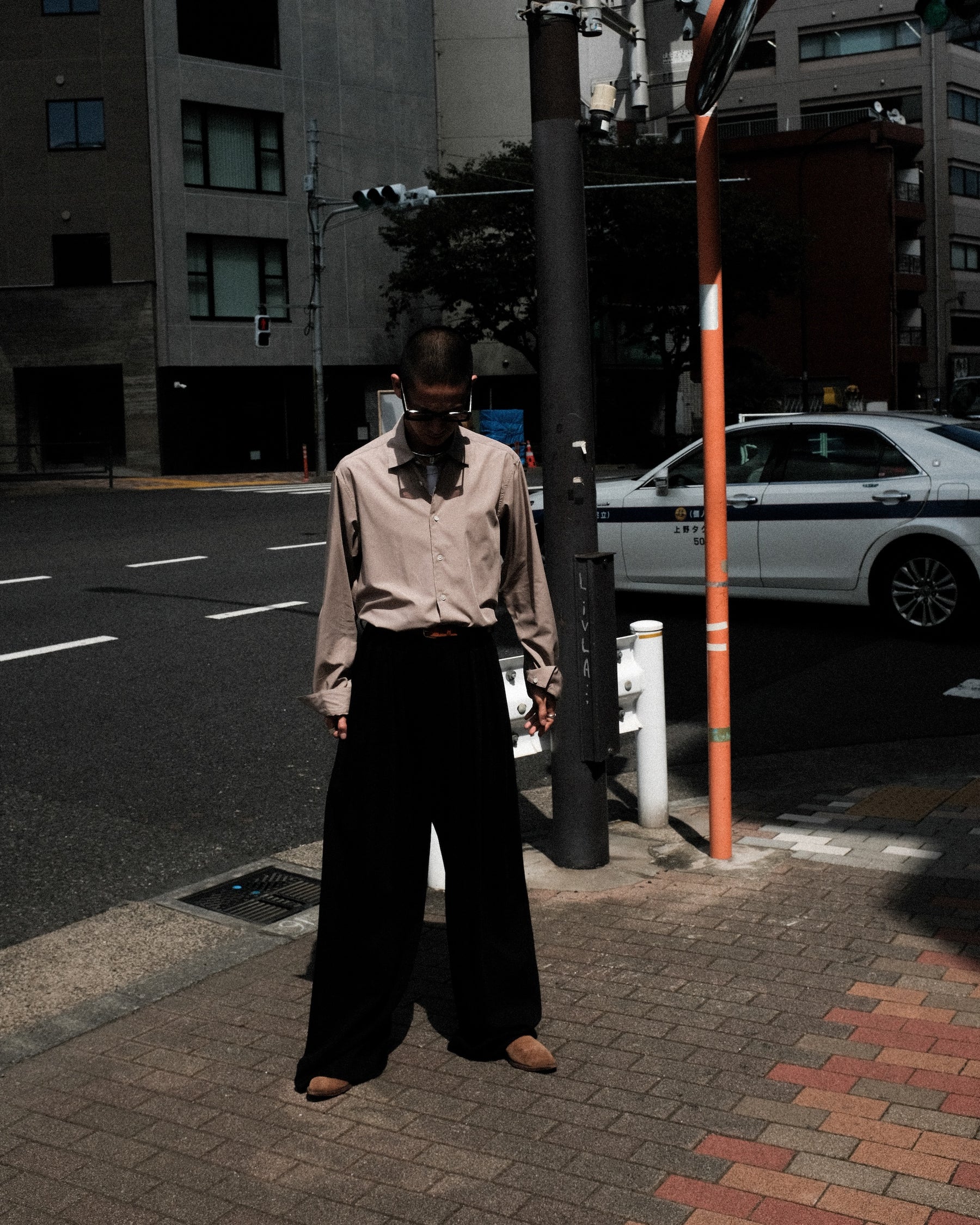 SOSHIOTSUKI / LS SHIRT BROWN