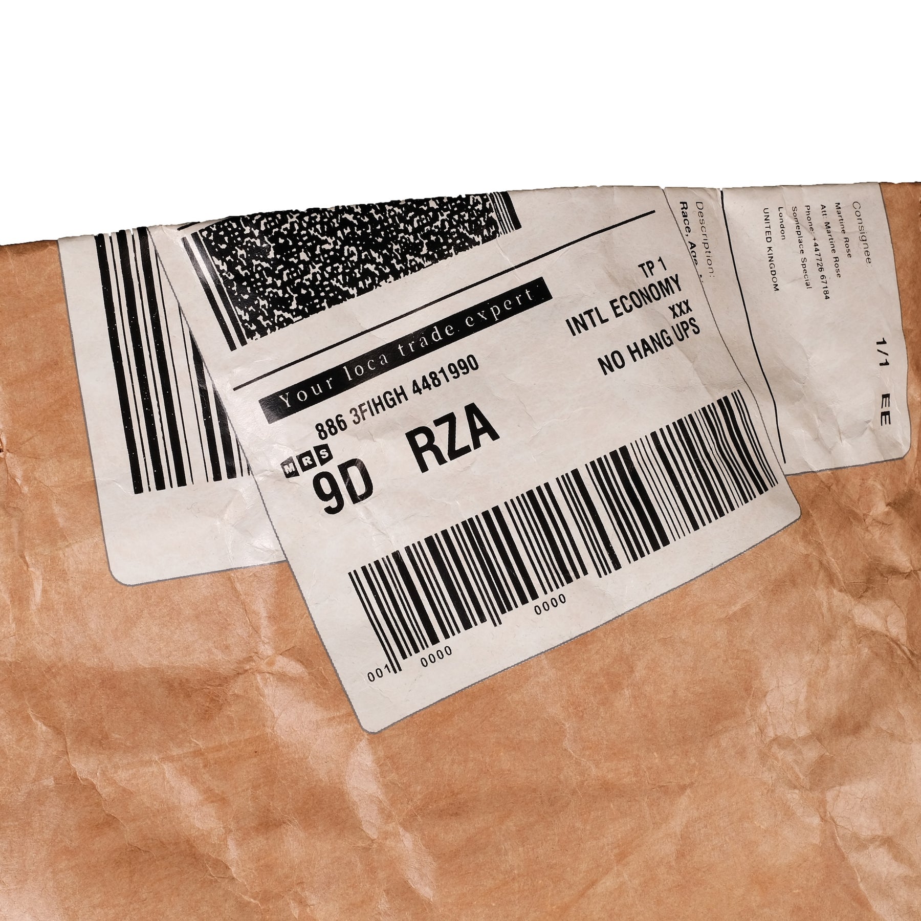 Martine Rose / FOLDABLE BAG BEIGE