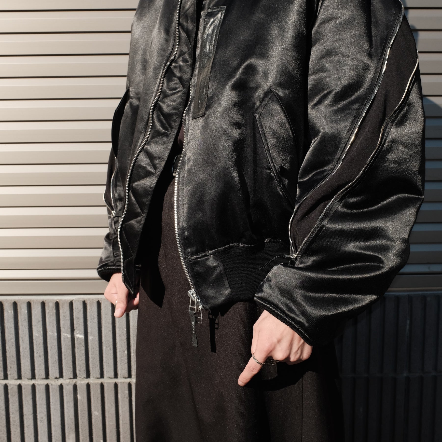 ROTOL / TORNADO BOMBER BLOUSON BLACK