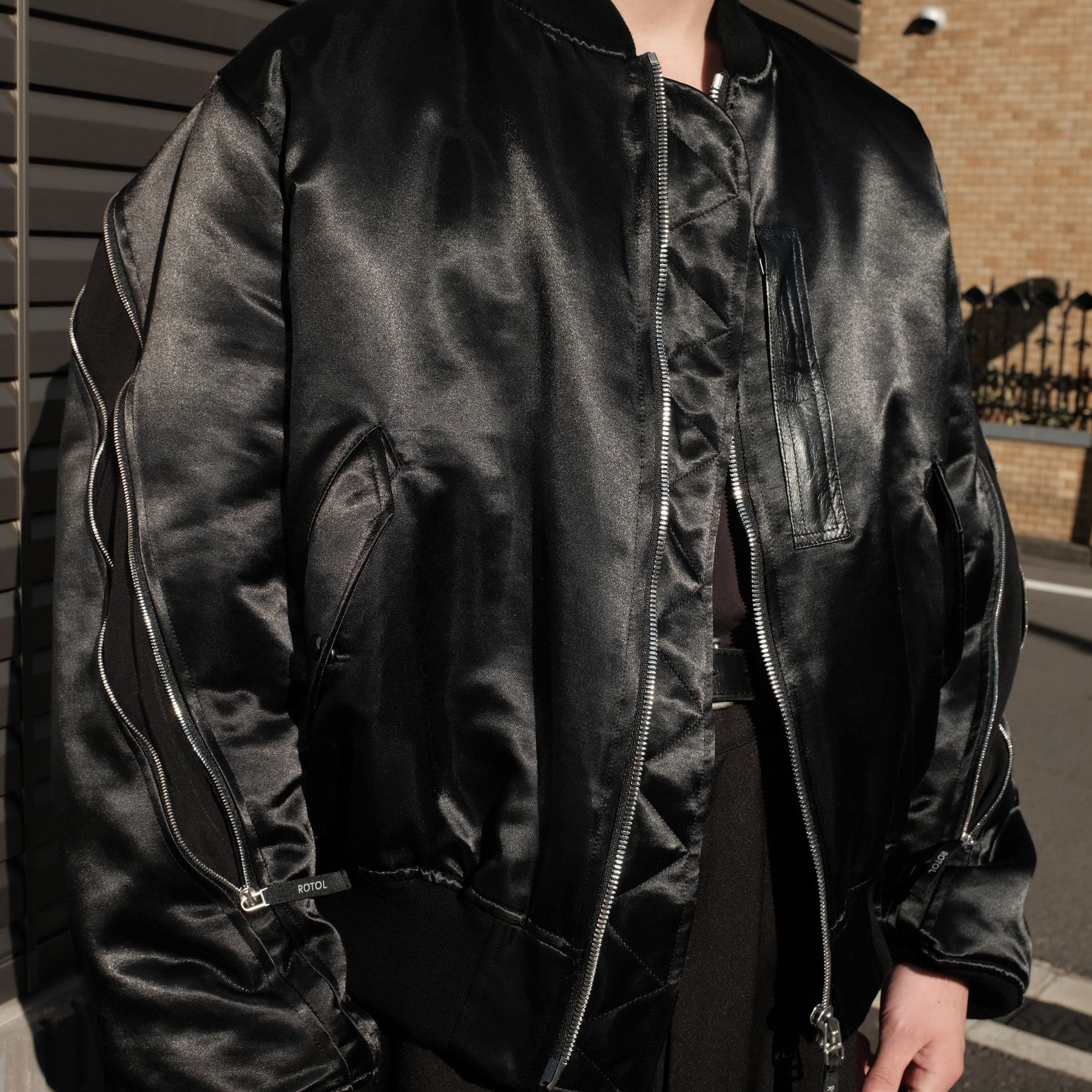 ROTOL / TORNADO BOMBER BLOUSON BLACK