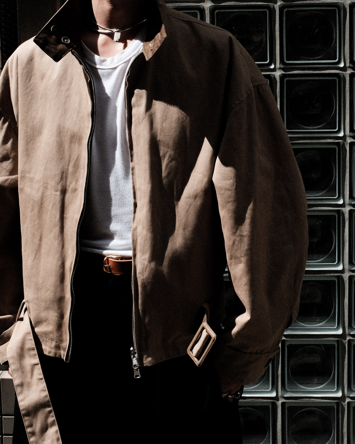 SOSHIOTSUKI / REVERSIBLE BLOUSON BEIGE × KHAKI