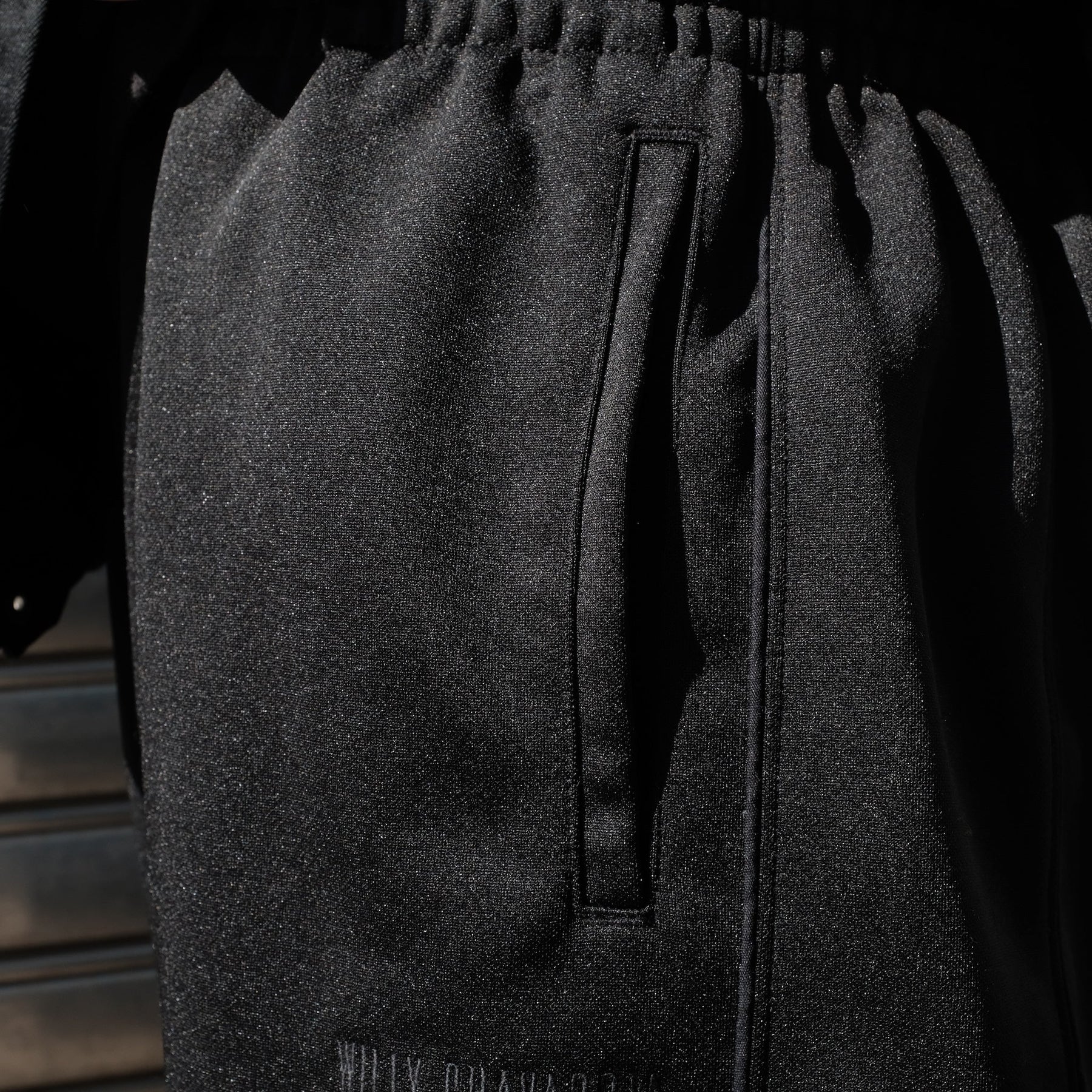 WILLY CHAVARRIA / NEW TRACK PANTS 24SS WILLY BLACK
