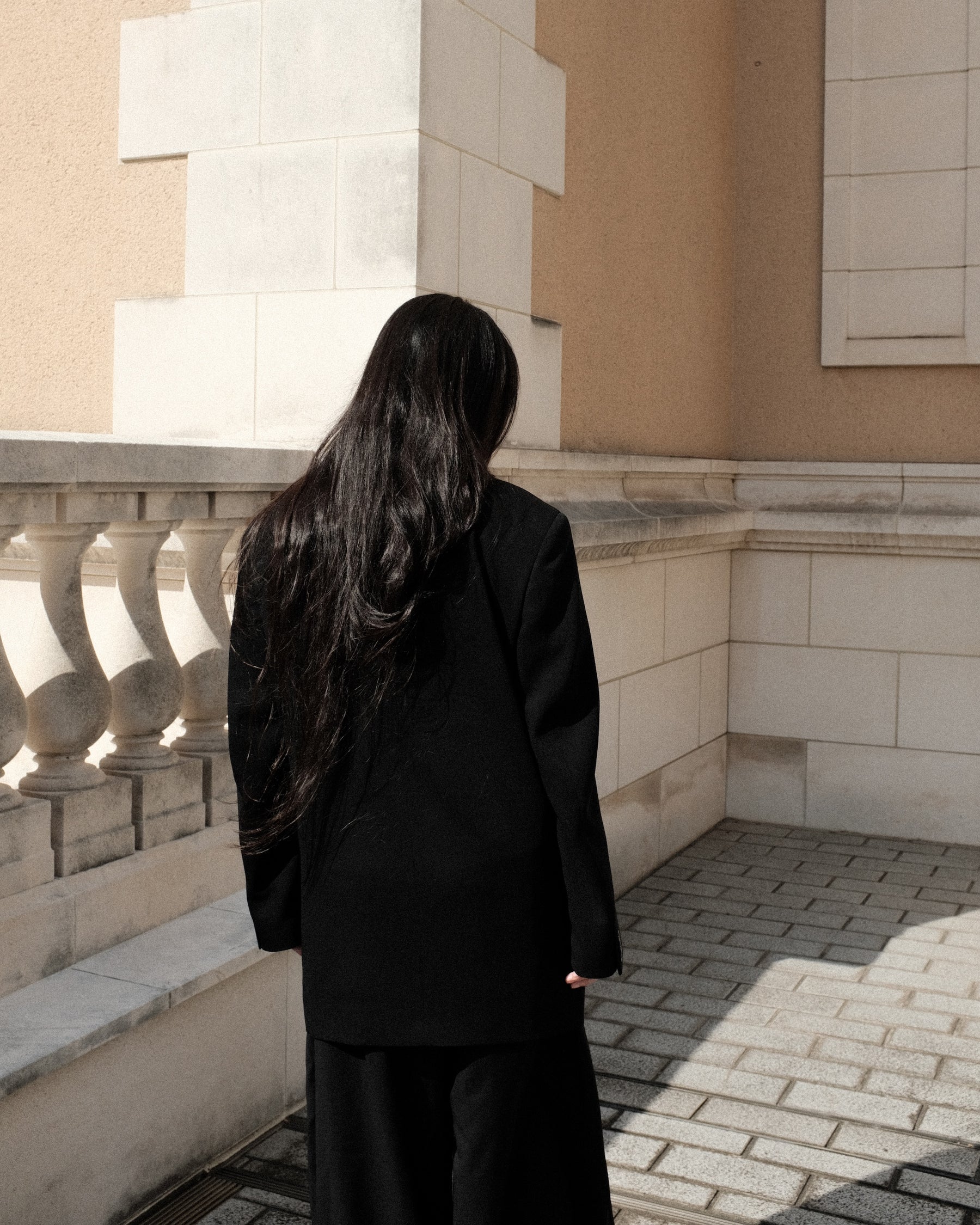 SOSHIOTSUKI / INSIDE LAPEL JACKET BLACK