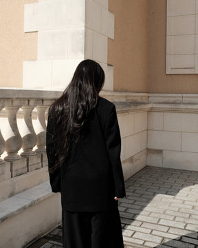 SOSHIOTSUKI / INSIDE LAPEL JACKET BLACK