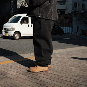 INTODUSK / EDGE REINFORCED JEAN WASHED BLACK