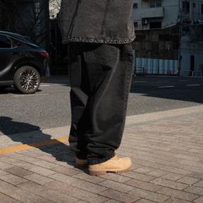 INTODUSK / EDGE REINFORCED JEAN WASHED BLACK