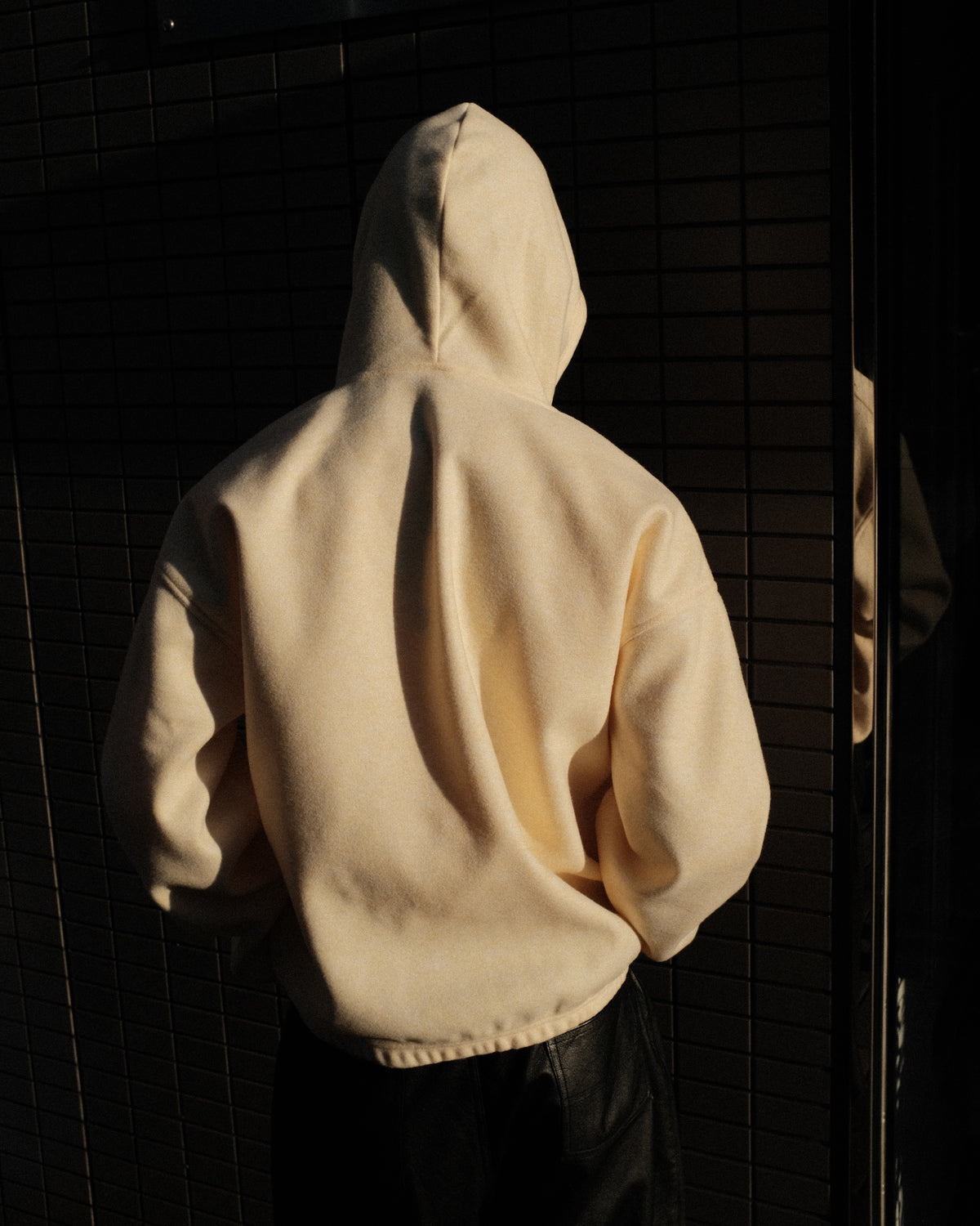 JEONGLI / HOODIE HYBRID WOOL YELLOW