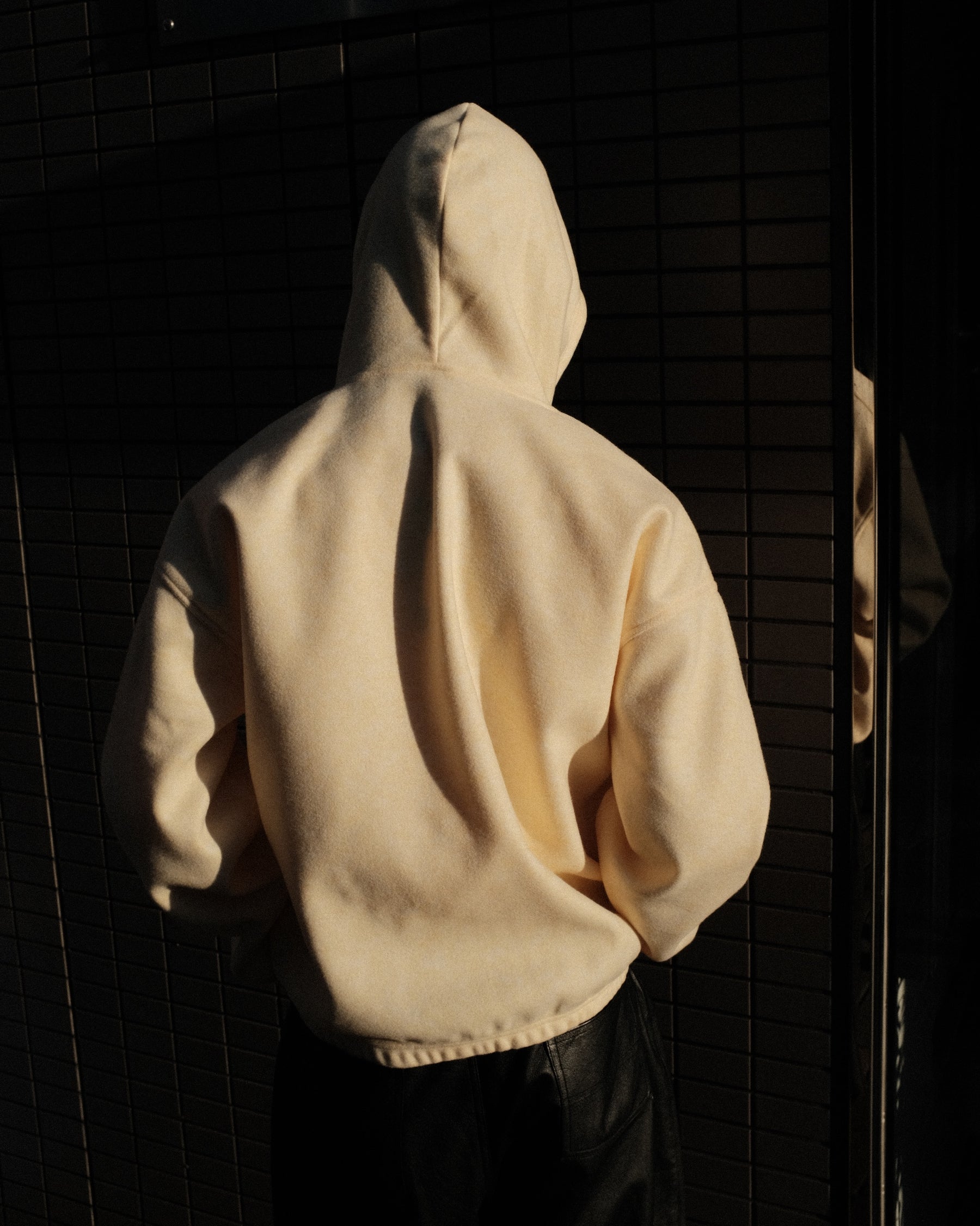 JEONGLI / HOODIE HYBRID WOOL YELLOW