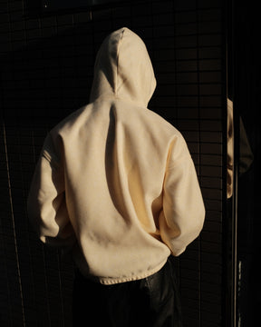 JEONGLI / HOODIE HYBRID WOOL YELLOW