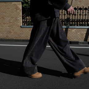 INTODUSK / GATHER DRAWSTRING SWEAT PANT WASHED NAVY