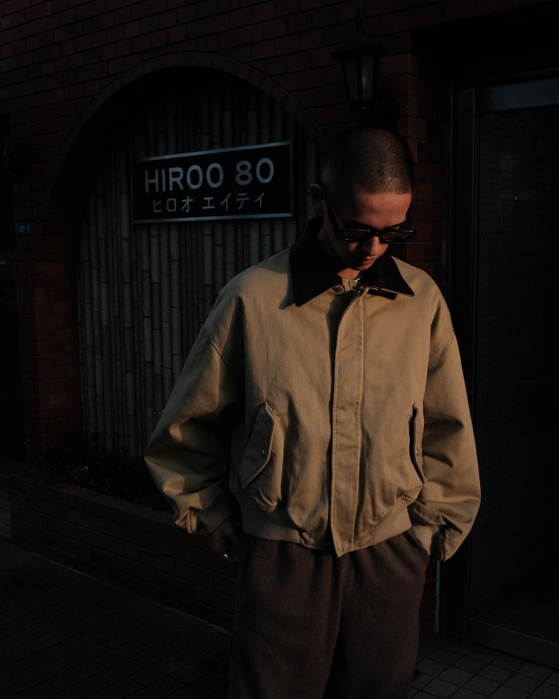 <span style="color: #f50b0b;">Last One</span> ROTOL / Sulfur Dye Twill Work Blouson KHAKI