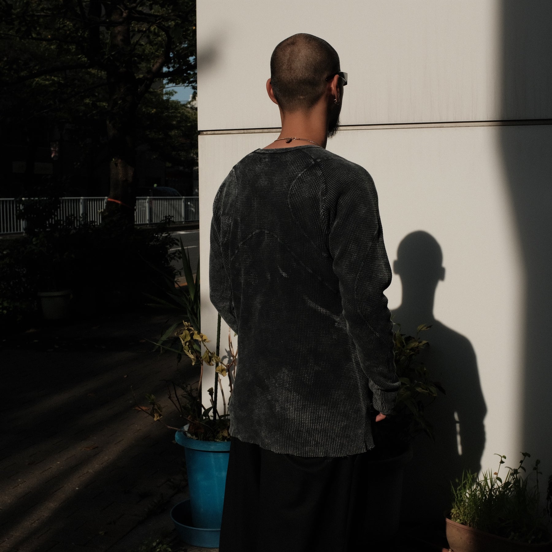 ROTOL / X LONG SLEEVE TEE CHARCOAL