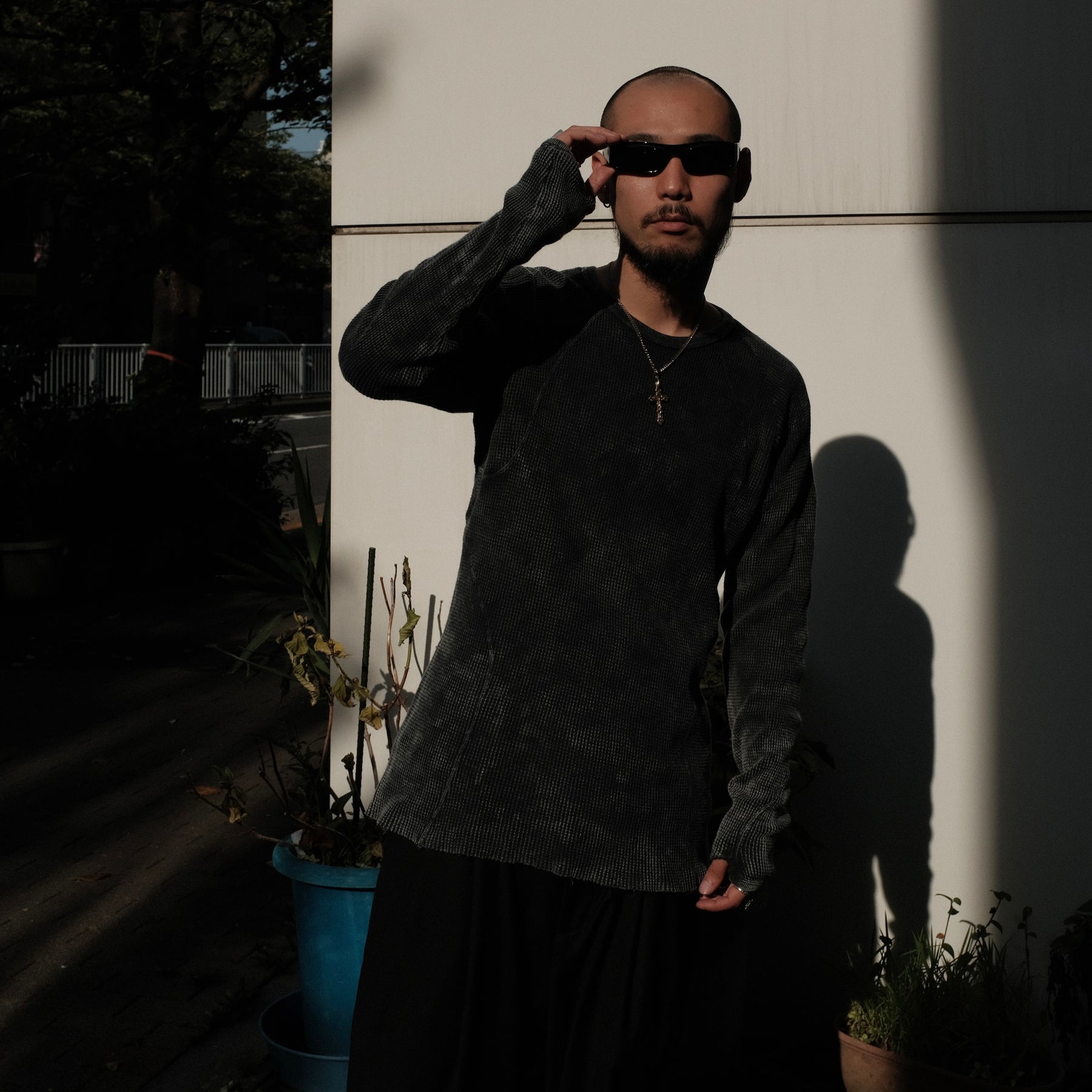 ROTOL / X LONG SLEEVE TEE CHARCOAL