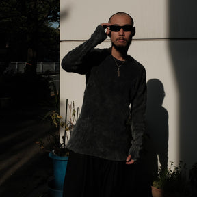 ROTOL / X LONG SLEEVE TEE CHARCOAL