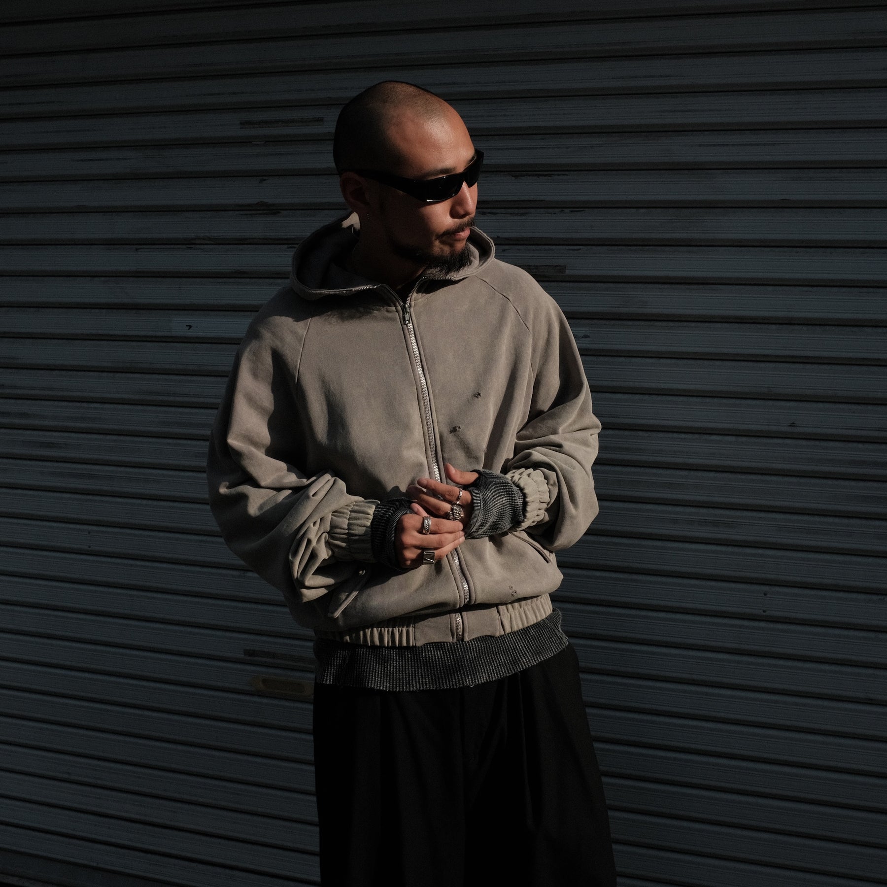 ROTOL / X LONG SLEEVE TEE CHARCOAL