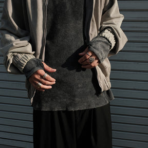 ROTOL / X LONG SLEEVE TEE CHARCOAL