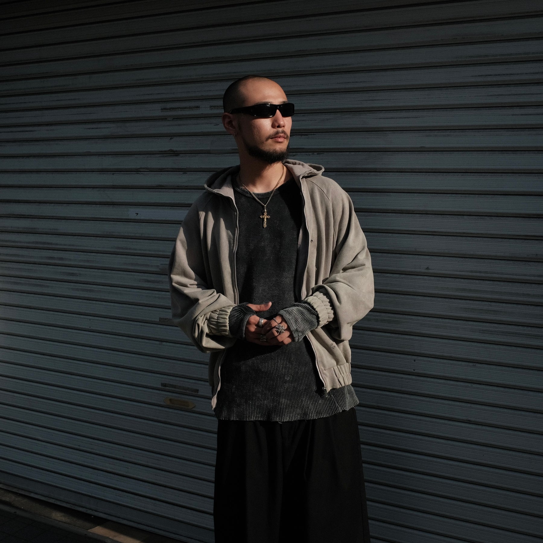 ROTOL / X LONG SLEEVE TEE CHARCOAL