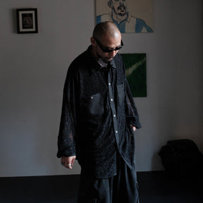 INTODUSK / LACE SHIRT BLACK